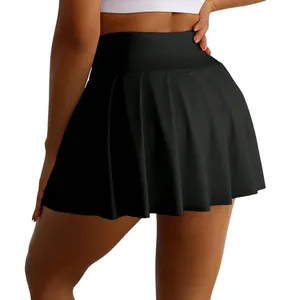 SheIn High Waisted Tennis Skort in Black, Size XS thumbnail 2