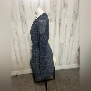 Navy blue dress Blue Size L thumbnail 3