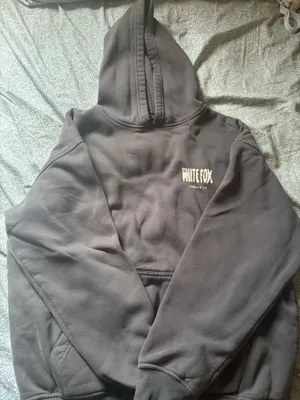 White Fox Boutique Hoodie Grey thumbnail 1