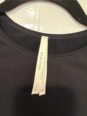Black Babaton Aritzia‎ Long Sleeve Bodysuit thumbnail 2