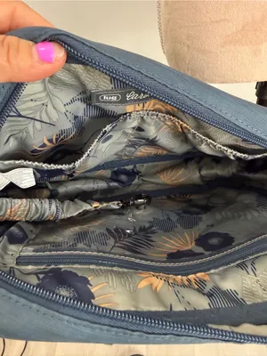lug Quilted Navy Blue Crossbody Bag thumbnail 6
