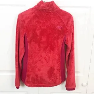 The North Face Size Small Tech Orange Pink Womens Ositio Fluffy‎ Fleece Jacket thumbnail 8
