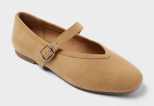NEW Elena Mary Jane Flats Memory Foam Insole - A New day Taupe Target 8.5 thumbnail 1