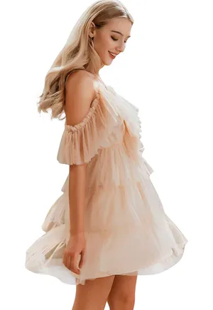 Amazon Tulle Ruffle dress thumbnail 2