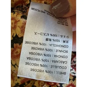 Free People Melanie Dress Women XS Red Floral Mini‎ Boho Cottagecore Festival thumbnail 14