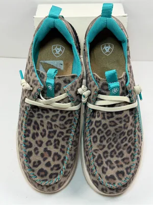 Ariat Hilo Leopard Print Casual Shoes Women’s 7.5B Brown Turquoise Comfort thumbnail 3