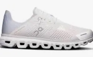 On Cloud Cloudflow Womens 6.5 Running Shoes White Grey Low Top Sneakers thumbnail 1