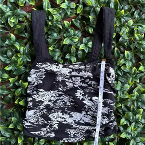 Free people Black and White Floral Tank Top thumbnail 4