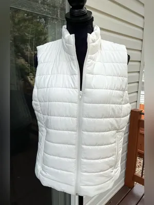 Women's Quilted Puffer Vest - Lightweight Zip Front 🍃🍂 thumbnail 6