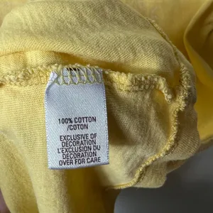 Y2K Abercrombie & fitch yellow t-shirt‎ women's size large thumbnail 6