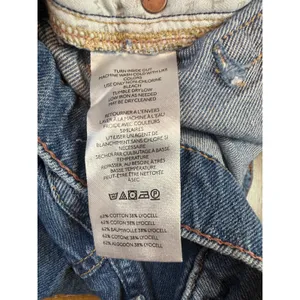 Free People We The Free Stride Straight n Wide Jeans Blue Walk Away Size 27 thumbnail 7