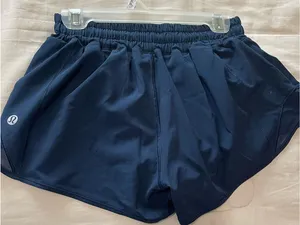 Navy Lululemon Hotty Hot LR 2” size 4 thumbnail 2