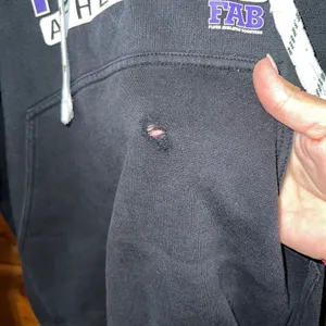 Black Little Falls Flyers Hoodie Small thumbnail 2