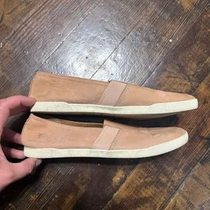 Frye Lisa luxe slip on tan 7 minimalist elevated basics flats thumbnail 4