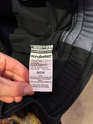 Scrubstar Black scrub pants thumbnail 4