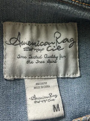 American Rag Denim Sleeveless Vest Size Medium thumbnail 9