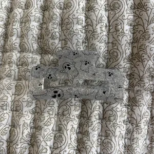 Silver glitter ghost claw clip thumbnail 2