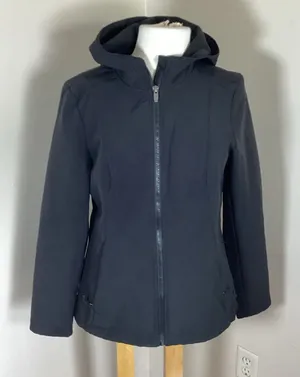 Avalanche Outdoor Supply Women's Black Hooded Softshell Jacket Size M thumbnail 1