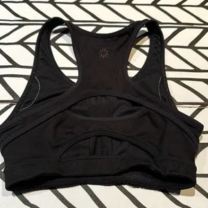Athleta Double Dare Sports Bra in Black size XS thumbnail 3