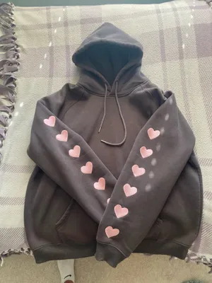 Dandy Worldwide “Heart On My Sleeve” Oversized Hoodie thumbnail 1