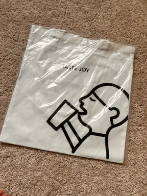 Hey tea tote bag White thumbnail 3