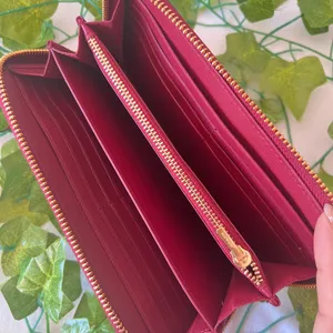 Long Zip Around Wallet In Signature Canvas c4452 thumbnail 5
