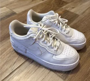 Nike Air Force 1 Shadow White Running Shoes thumbnail 1