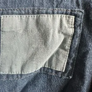 Sonoma classic denim 1x button down normcore shirt thumbnail 3
