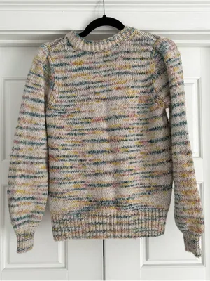 Rails Sybil White Space Dye Sweater - Small thumbnail 2