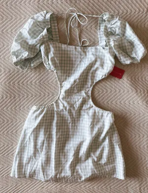 Beginning Boutique Penelope Gingham Mini Dress thumbnail 1