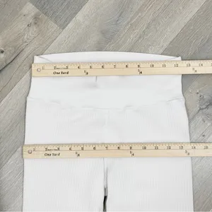 Aerie Offline Real Me Xtra High Waist‎ Ribbed Leggings White Small thumbnail 8