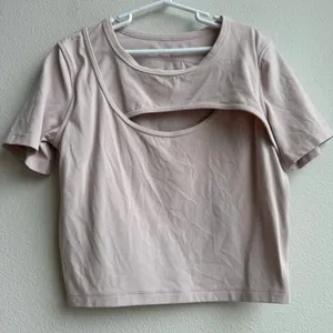 Lululemon Get Centered Short Sleeve *Nulu Color MITP Misty Pink Size 2/4 XS thumbnail 1