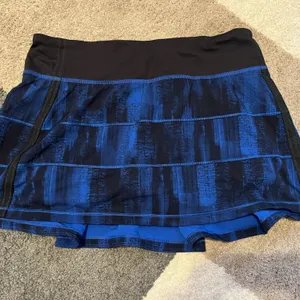 Lululemon Blue and Black Athletic Skirt thumbnail 1