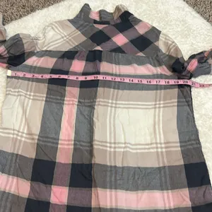 5/$30 🎈 Aerie large plaid button down shirt thumbnail 4