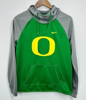 Nike Oregon Ducks Women's Tailgate All Time Hoodie Sweatshirt Collegiate Size M thumbnail 1