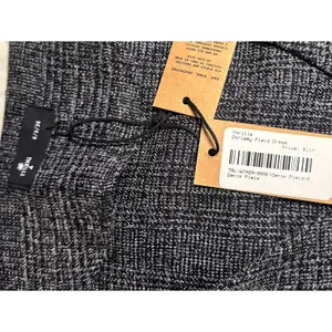 Thrills Denim Plaid Co Chrissy Mini V Neck Dress Womens Small Button Office Chic thumbnail 5