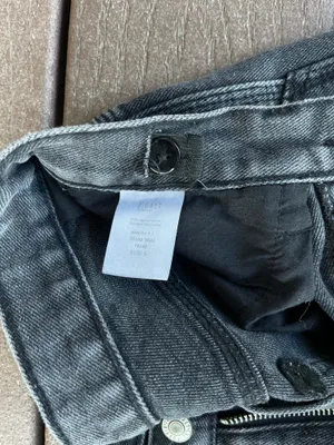 J Galt Brandy Melville Cargo Jeans Black thumbnail 4