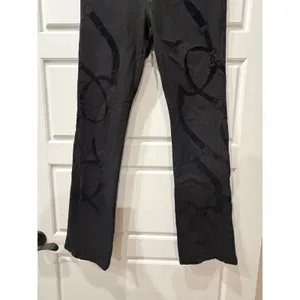 Lauren Ralph Lauren Belting High Rise Boot Cut Jeans Black Size 6 Equestrian thumbnail 5