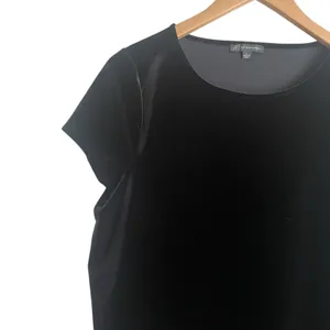 Adrianna Papell Women Gothic Dark Romantic Velvet Lace Top L Black‎ AD1S300230 M thumbnail 5