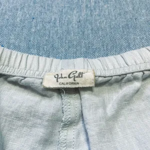 Brandy Melville John Galt Mary Lou Linen Shorts in Light Blue thumbnail 3