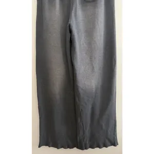 Aviator Nation Wide Leg Parrot Pocket Pants Faded Smoke Women's Size Medium thumbnail 6