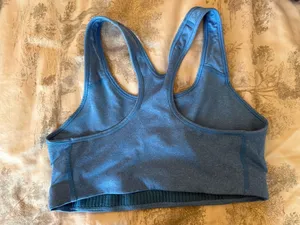 Nike Blue Sports Dri-Fit Bra Racerback Large thumbnail 6