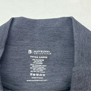 BuffBunny Snatched Seamless‎ Legging Charcoal Gray Grey Black Crossover Size XL thumbnail 3