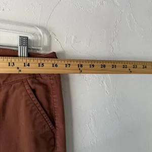 American Eagle‎ Pants Y2k 10 Long Brown Kick Boot Stretch Casual Chino Flare thumbnail 4