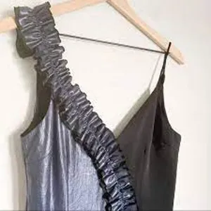 NBD (Revolve) Case of the Ex Mini Slip Dress Size Small S Black Satin Cocktail thumbnail 3