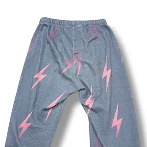Aviator Nation Blue, Pink, & Purple Bolt Repeat Sweatpants‎ thumbnail 7