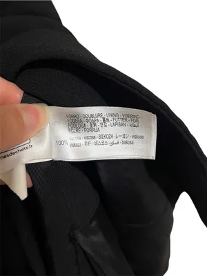 Zara Collection Black Oversized Waistcoat Vest with Vents M thumbnail 4