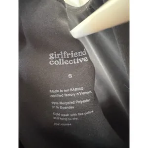 Girlfriend Collective black sports bra size small thumbnail 3