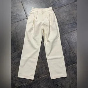 New! Endless Rose Ivory Pleated Dress‎ Pants Sz Small thumbnail 3