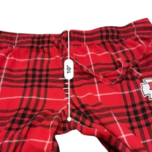NFL Kansas City Chiefs Pajama Pants Women L Red Plaid Flannel Lounge Football thumbnail 7